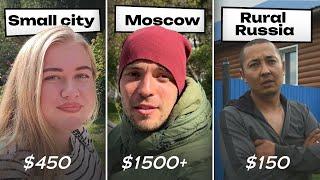 How much money do you make? 100 Russians.