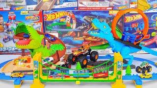 Hot Wheels Collection Unboxing Review ASMR  Hot Wheels City T-Rex Chomp Down