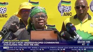 One of SA's most underdeveloped communities Khayelitsha will host the ANC