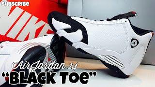 Air Jordan 14 “Black Toe" Review/ Legit Check / Black Light