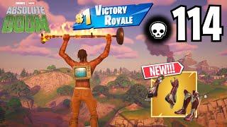 114 Elimination TRAVIS SCOTT Solo vs Squads WINS Full Gameplay (MARVEL FORTNITE CHAPTER 5 SEASON 4)!