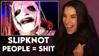 THIS IS CRAZY!! First Time Reaction to Slipknot - "People=Shit"