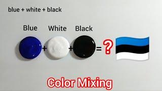 Guess the final color  | Satisfying video | Art video | Color mixing video | Paint mixing video