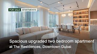 Spacious upgraded two bedroom apartment at The Residences, Downtown Dubai | haus & haus