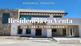 "TERRACOTA RESIDENCIAL" CASA EN VENTA AL NORTE DE SALTILLO