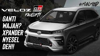 AVANZA-VELOZ FACELIFT 2025!? | XPANDER NYESEL! GR SPORT? | Virtual Modification #MALMOD #toyotaveloz