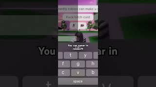 you can swear in ROBLOX???!!!#tsb #discord #roblox #shorts #video #swearing
