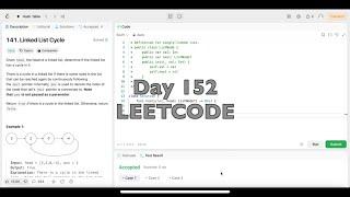 Day 152: LeetCode Problem 141. Linked List Cycle - Swift