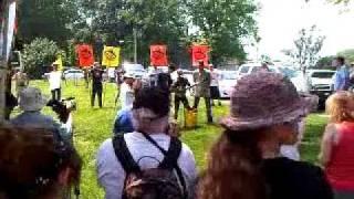 Awesome song at the Free Bradley Manning Rally