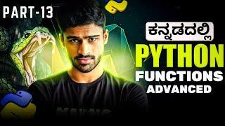 Python in Kannada - Lambda Functions, Recursion, args and kwargs | Full Course for Beginners - # 13