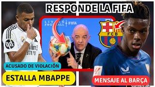  MBAPPE EXPLOTA tras SER ACUSADO DE VIOLACI0N - NICO SOBRE EL BARÇA y LOS PITOS - RESPONDE LA FIFA