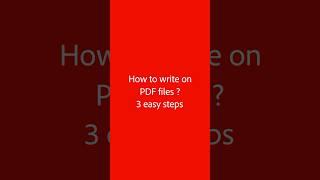 How to write on PDF files in 3 simple steps | Adobe Acrobat