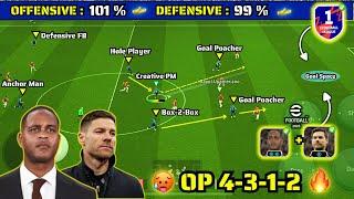 New OP 4-3-1-2  Quick Counter Best Formation eFootball 2025 V4.5.0  | Best Formation After Update