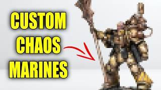 Kitbashing CUSTOM CHAOS SPACE MARINES: Nurgle Corrupted Iron Warriors