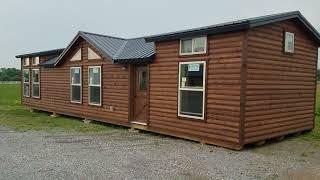 14' x 48' Amish Made Cabins & Kits | Deer Run Cabins - Bear