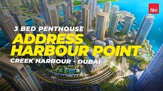 Luxurious 3 Bed Penthouse in Address Habour Point, Creek Harbour - Dubai