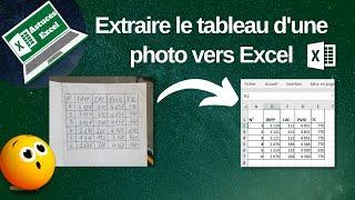 importer des données d'une photo sur Excel #shorts @Astuces_Excel