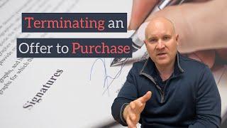 Terminating an Offer to Purchase