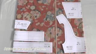 How to make a Japanese Kimono dog wear sawing Movie 02 [hand made dog clothes]