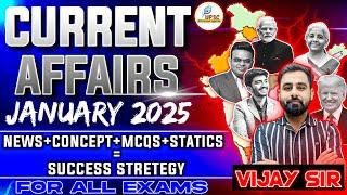 Monthly Current Affairs 2025 | JANAURY  | Current Affairs for BPCS, UPPCS & RO/ARO  WITH TAAK SIR