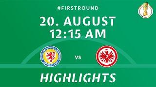 DFB-Pokal 2024/25 Round 1 | Eintracht Braunschweig vs Eintracht Frankfurt | DFB Pokal Highlights