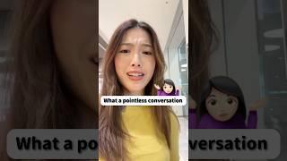 What a pointless conversation in Japanese  Japanese phrase in daily life