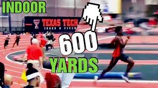 EVALDO WHITEHORNE AND KIMAR FARQUHARSON RUN 600 YARDS AT TEXAS TECH INDOOR TRACK MEET #TRACKANDFIELD