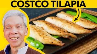  How a Chinese Chef cooks Costco Tilapia! (煎鯽魚)