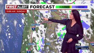 FOX 12 Oregon Saturday evening weather forecast for Portland (11/2)