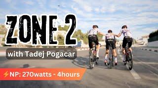 ZONE 2 with TADEJ POGACAR | Training with UAE Team