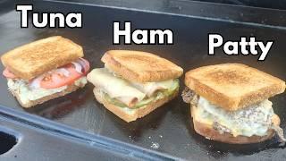 Griddle Recipes: 3 Simple Grilled Sandwiches