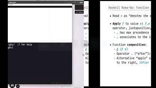 FP — Chapter #01 — Video #002 — Application, Operators, Types, Type Constructors, Definitions