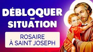  ROSAIRE à SAINT JOSEPH Puissant pour DÉBLOQUER toute Situation Difficile