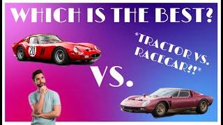 Ferrari 250 GTO vs Lamborghini Miura SVJ (Which Car Is Better?)