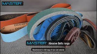 Master Abrasive Belts range