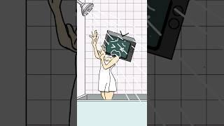TV Woman's Showers are too sensitiveSkibidi Toilet Fan Art meme Animation #shorts