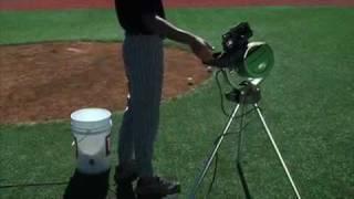 The ATEC Power Streak Baseball / Softball Pitching Machine