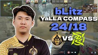 CS2 POV The MongolZ bLitz (24/18) vs NIP (Ancient) @ YaLLa Compass 2024 GRAND FINAL