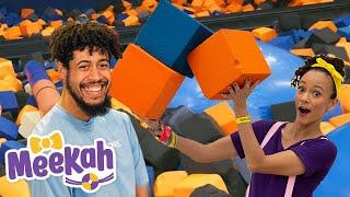 NEW! Meekah Sky Zone - Flips | Educational Videos for Kids | Blippi and Meekah Kids TV