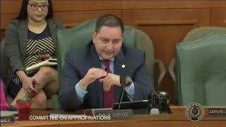 House Appropriations - HB 1: Rep. Philip Cortez - February 6, 2019