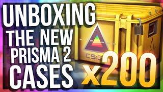 UNBOXING 200 PRISMA 2 CASES (HUGE NEW CASE UNBOXING)