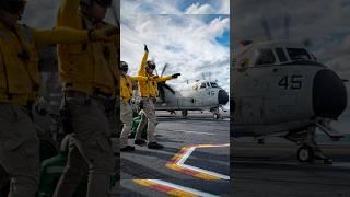 C-2A Greyhound Aircraft Conduct Flight Opeations aboard USS Abraham Lincoln (CVN-72)