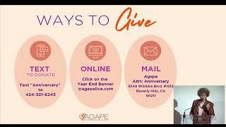 Agape's Way of Meditation Service 12-15-24