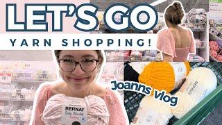 Come with me to Joanns! Let’s yarn shop together *like we’re on facetime*