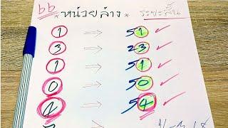 #เข้ามา5งวดซ้อนๆหลักหน่วยล่างตัวเดียวแม่นๆเทียบชนกัน2สูตรเน้นๆ..