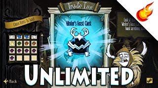 UNLIMITED Winter's Feast Chests With The TRADE INN  Don't Starve Together