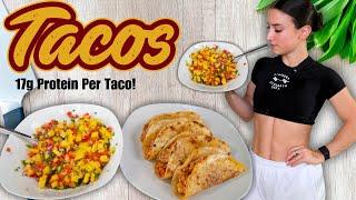 HIGH PROTEIN CHICKEN TACOS | my quick & easy recipe for muscle growth