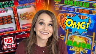 Unbelievable! Our BIGGGEST Jackpot On Lightning Dollar Link Slot In Vegas!