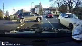 Dangerous and funny drivers and situations,recorded by dashcam DDPai in Tiverton, Devon, England(UK)