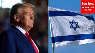 Donald Trump Asked Point Blank How He Plans 'To Support And Protect Israel'